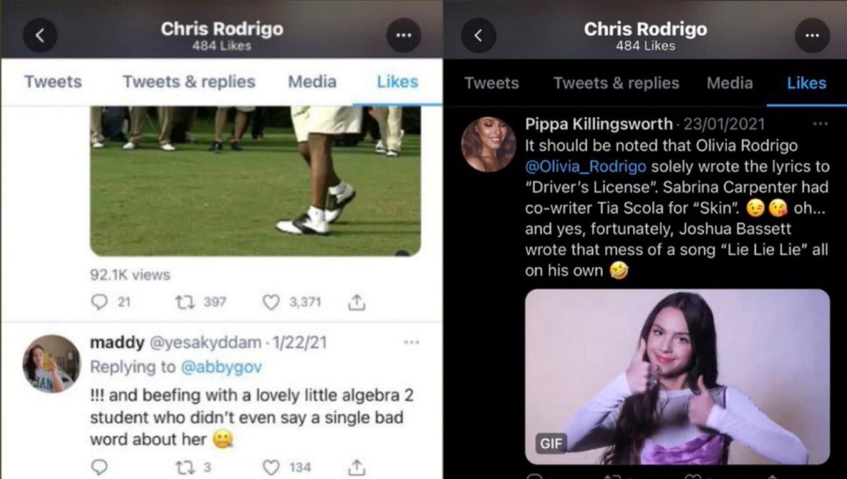 secrethollandx's tweet photo. You wished death to Sabrina Carpenter on her bday  :/

Olivia Rodrigo fans switch between painting either Joshua Bassett or Sabrina as the villain bc the real villain is them, and men who bullied SC to uplift OR

Olivias dad engaged hate twts, Olivias close friend slutshamed her https://t.co/DZdAfMquZv