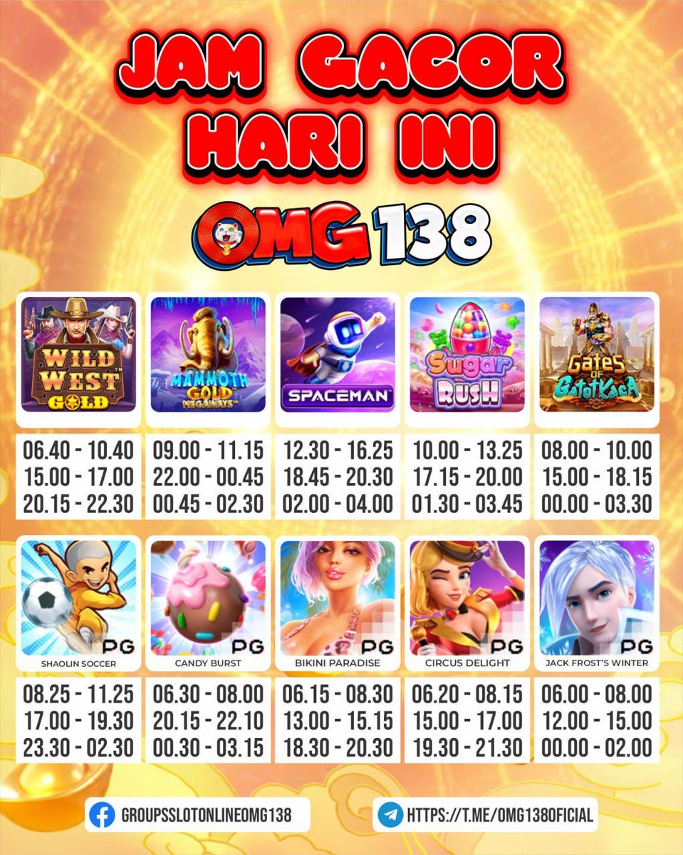 OMG138_'s tweet photo. info jam + pola gacor versi OMG138 - 17 may 2023

#fullbooked #32tahun #breakingnews #seagames2023 #fomo #sananta #niki #timnasindonesia #ColdplayIndonesia #tiketcoldplay #omg138 #TimnasDapatEmas #timnasthailand #timnasjuara #jakarta #coldplay #ribut #medaliemas #MyUniverse https://t.co/NV9fP6wP8g