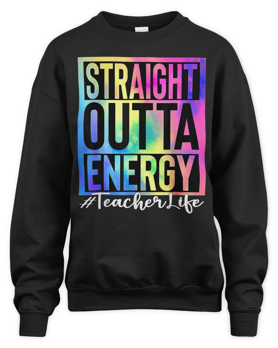 Straight outta energy, but never out of love for my students! Teacher life, tie-dye style.
Get yours👉spacespeaker.co/tts0614