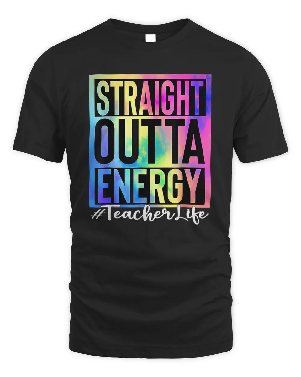 Straight outta energy, but never out of love for my students! Teacher life, tie-dye style.
Get yours👉spacespeaker.co/tts0614