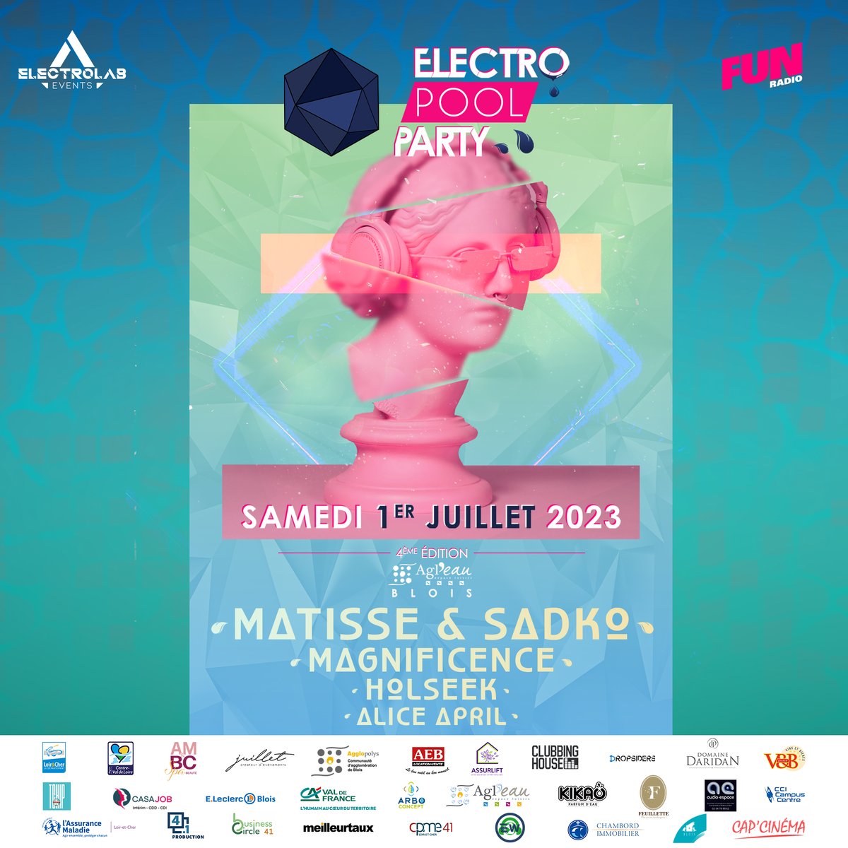 funradio_fr's tweet image. 📅 SAVE THE DATE 📅 Rendez-vous le 1er juillet 2023 à Blois lors de l'#ElectroPoolParty pour vivre la plus grande Électro Pool Party de France 😍 🏊‍♂️ @PoolElectro