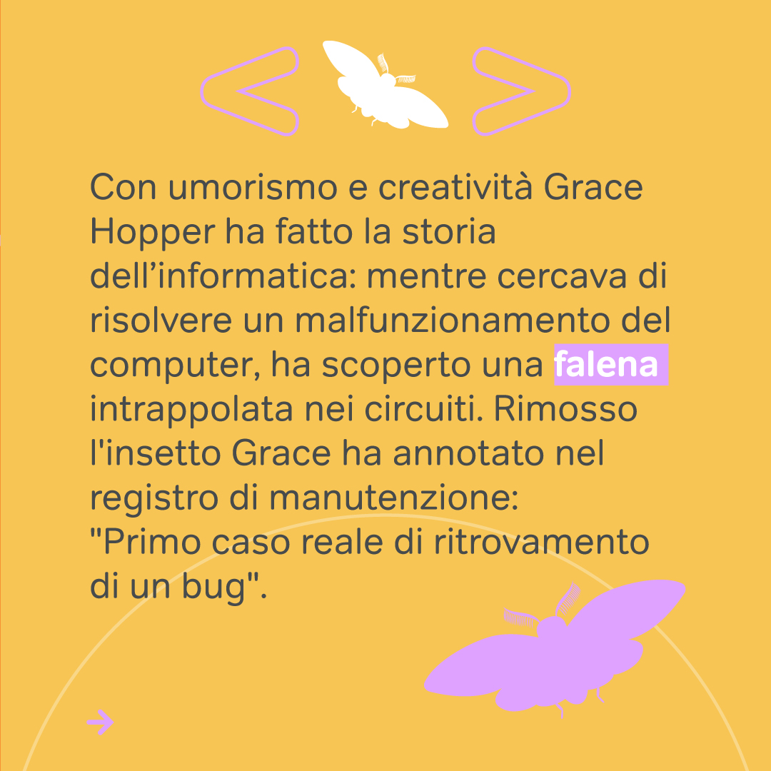 eossolgroup's tweet photo. Grace Hopper ha contribuito alla creazione di uno dei primi computer, e grazie a lei il termine “bugging” è entrato nel vocabolario dell'informatica✨

E tu? Se sei una/un Software Developer candidati 👇
https://t.co/yFLWbvMix5

#WomenInSTEM #GraceHopper #TechJobs https://t.co/DGwU2BQyBU