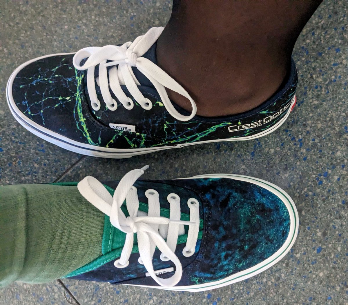 CrestOptics's tweet photo. We are feeling stylish!
We just got our hands on @VANS_Europe a VF Company #personalizedfootwear with our amazing #bioimages! We loved the opportunity to customize shoes and we will have fun showing them off at the office and beyond!
#companybranding https://t.co/NEQBmoOabO