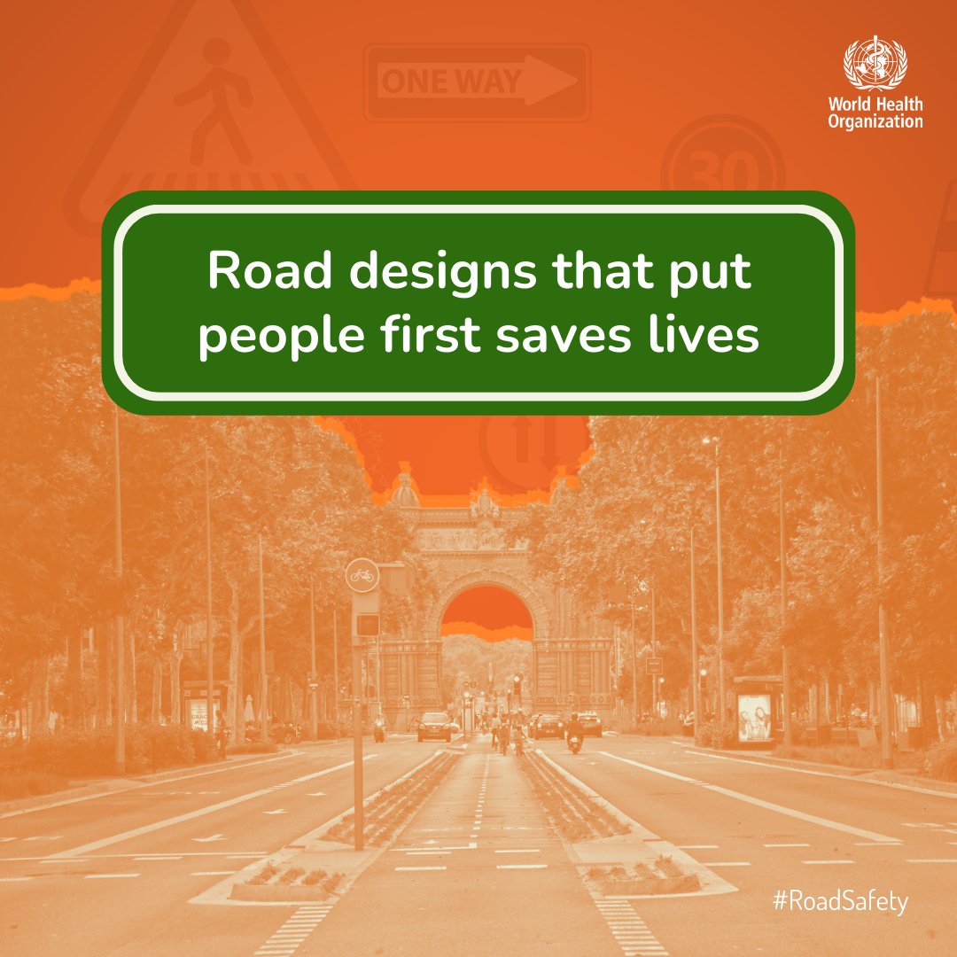 Designing roads means catering to people and ensuring #RoadSafety for:

👥 children & adolescents,
👥 people with disabilities,
👥 pedestrians,
👥 cyclists,
👥 public transport users.

Know more 👉bit.ly/3oNkGjK #RethinkMobility