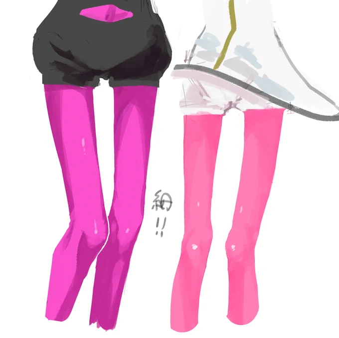 これはアオリちゃんとヒメパイの脚