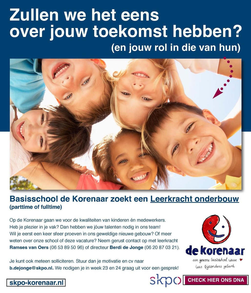 Zoek je een baan als leerkracht in de onderbouw? Laat deze #vacature dan niet schieten! Link naar filmpje ‘ons dna’ vimeo.com/814515915/ab82…