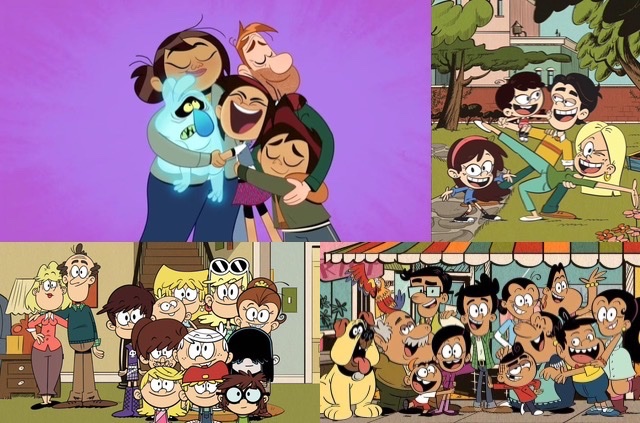 Here’s to these families!👨‍👩‍👧‍👦#theghostandmollymcgee #thecasagrandes #theloudhouse #InternationalDayOfFamilies