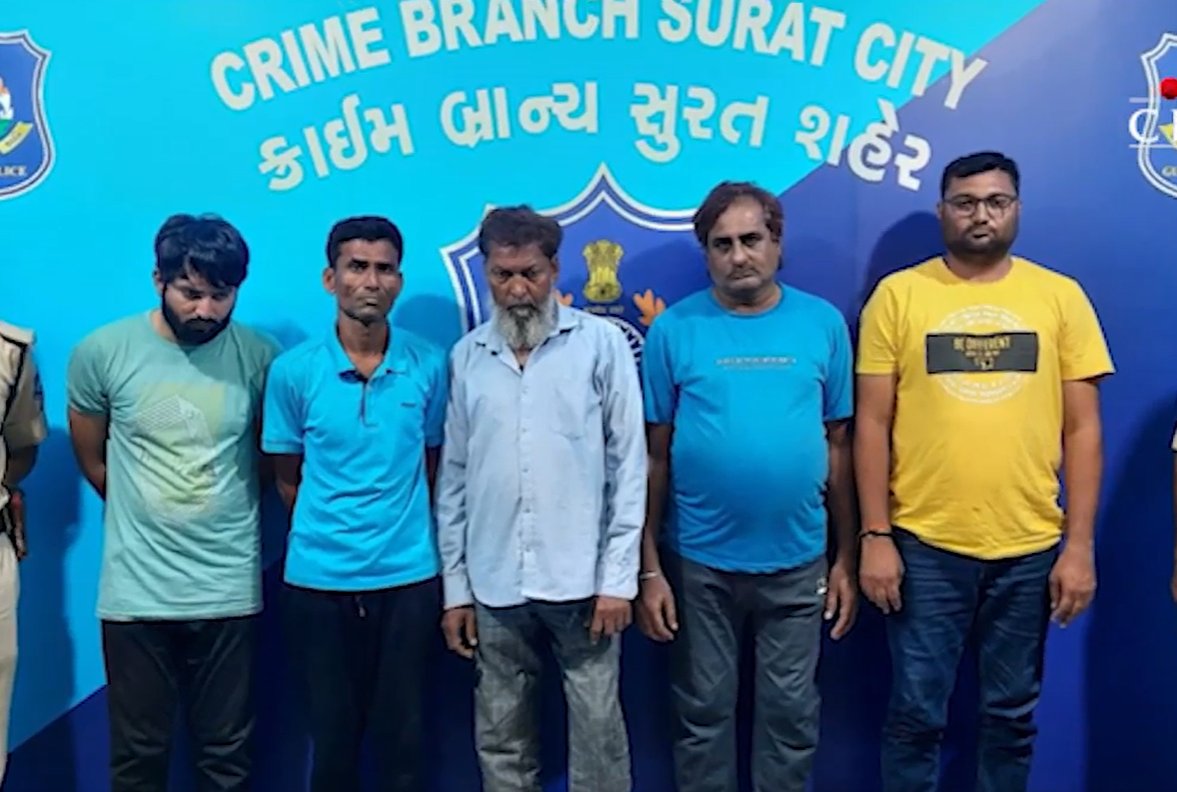 Surat crime branch nab 5 for diversion of subsidized urea
