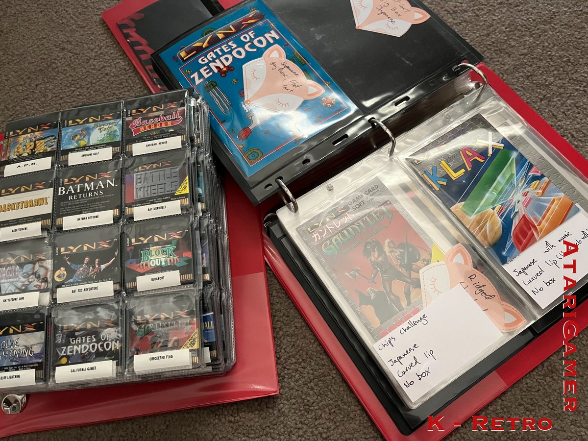 kretro_gaming's tweet photo. ๐จRestock Alert!๐จ We have the #AtariLynx ring binder inserts for keeping game manuals and cartridges back in stock! Organise your collection now! ๐ป
#RetroConsoles #RetroGaming #Collectibles #MustHave #RetroGames #RetroCollection #GameStorage https://t.co/dhIBIQdr5Y