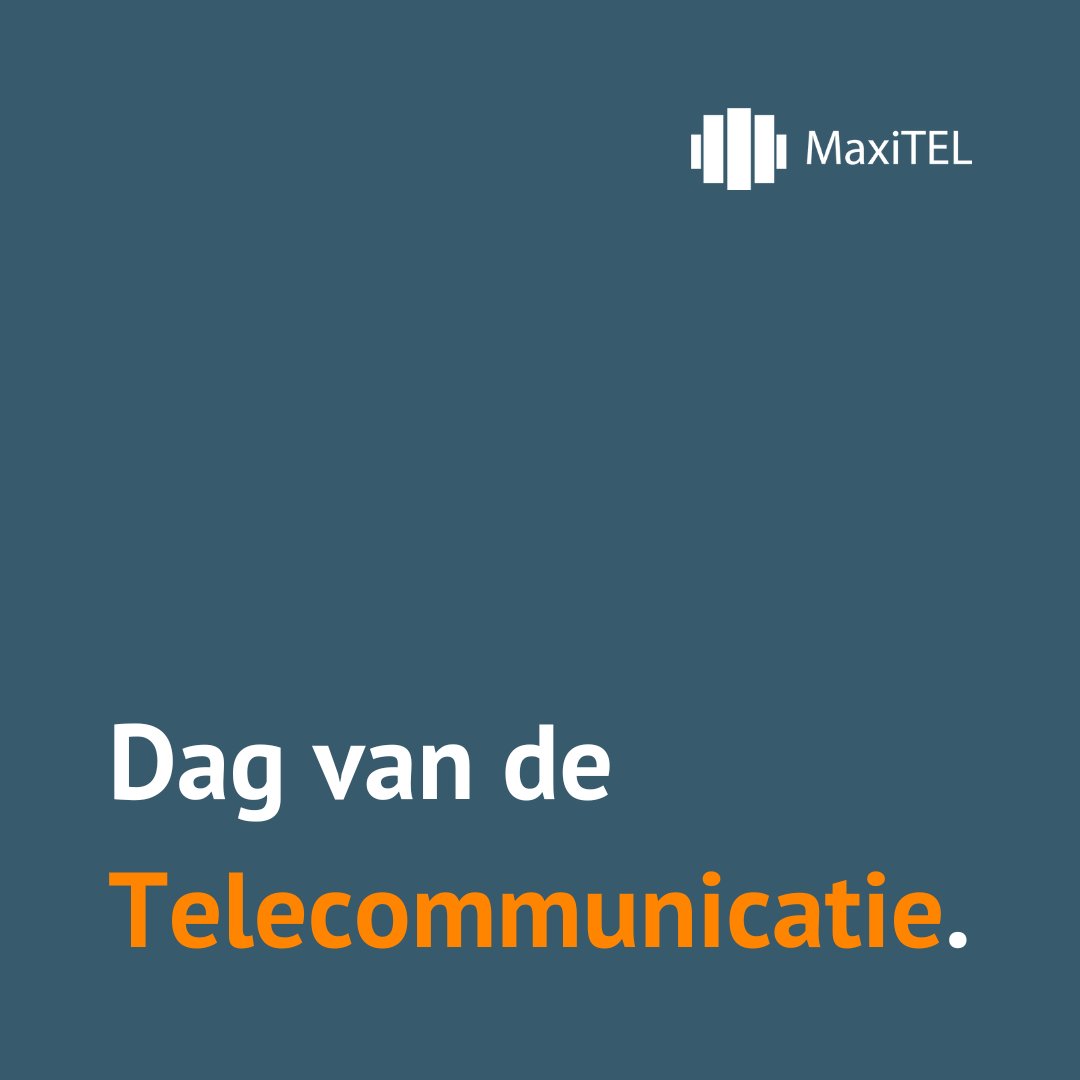 Sinds 1969 wordt de Dag van de Telecommunicatie al gevierd op 17 mei 📞☎️ Hoe zit het met jouw telecomoplossing? We helpen je graag met al jouw vraagstukken! 😃

📞 0800 0789 / +31 (0)88 629 48 35
#dagvandetelecommunicatie #telecommunicatiedag #telecom