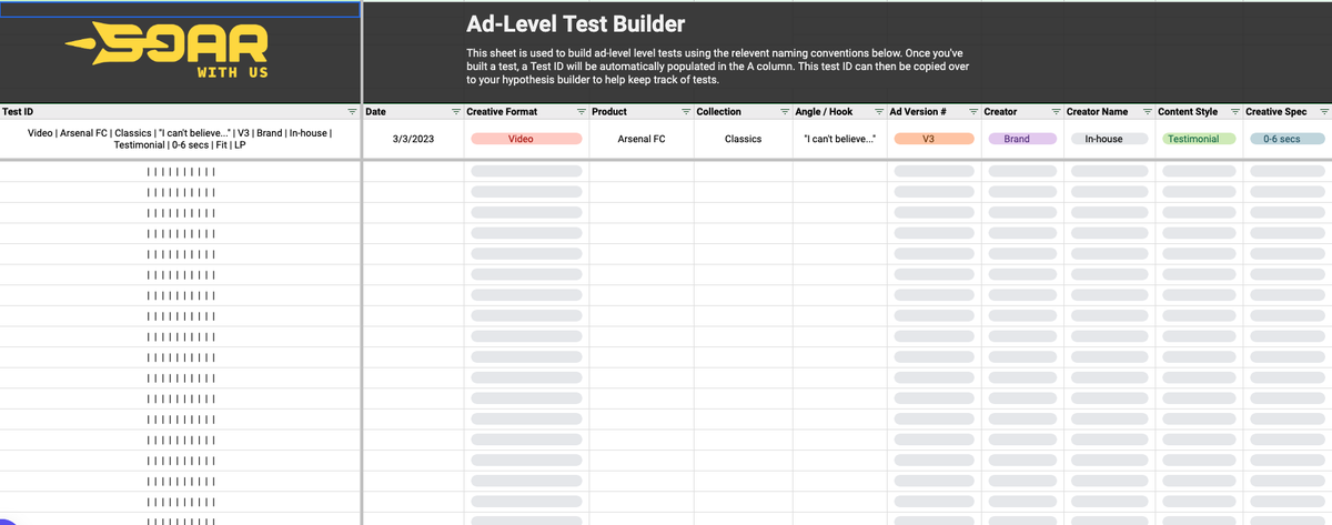 This Ad Test Builder is responsible for:

- 950 million views 
- £25 million in sales
- 200+ brands growing

And I’m giving it away… 

If you’d like a copy: 

1. RT the first Tweet
2. Comment ‘Test’ and I’ll send it to you