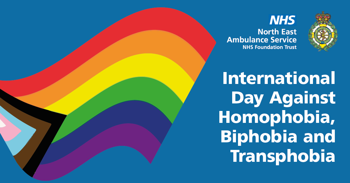 Today is International Day Against Homophobia, Biphobia, and Transphobia #IDAHOBIT 🏳️‍🌈🏳️‍⚧️ We continue to work with @NEASproud to ensure LGBTQIA+ voices are heard within our organisation and across our region. @NatAmbLGBTUK