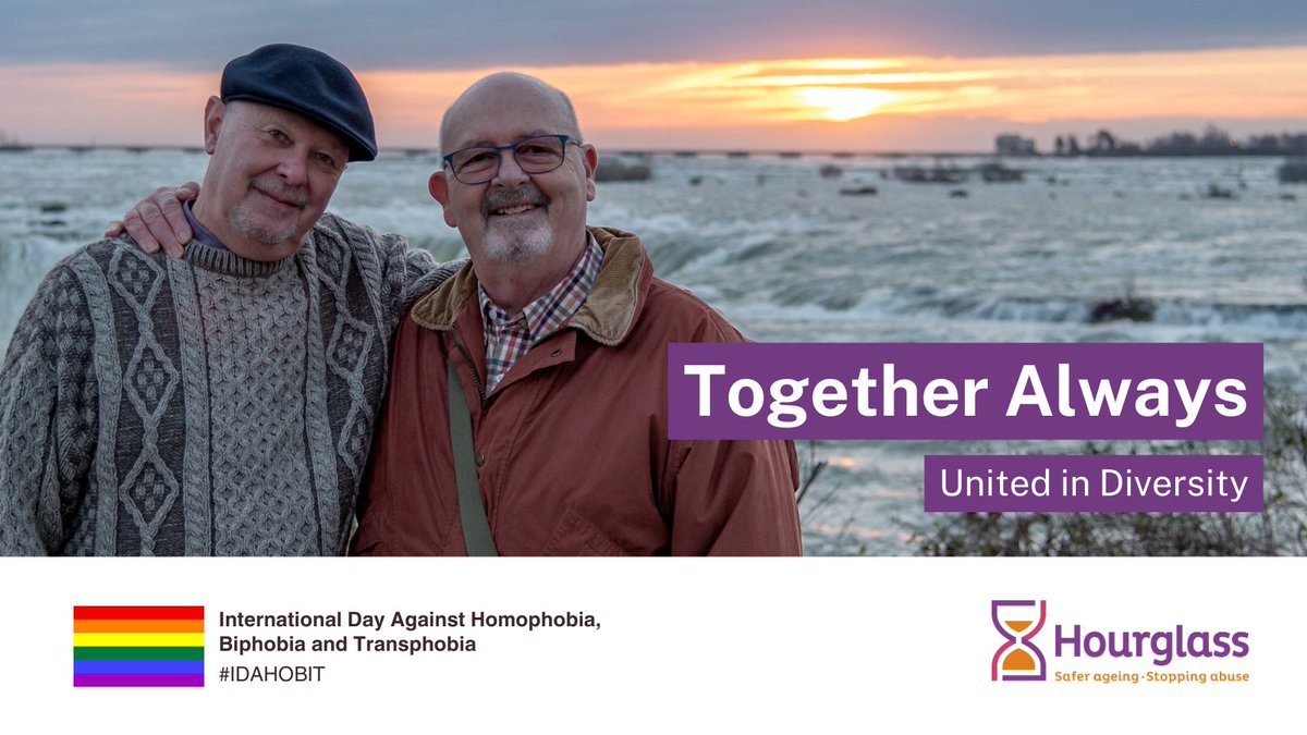 Today we're supporting the International Day Against Homophobia, Biphobia and Transphobia. At any age, love is love. We're proud to support #IDAHOBIT and stand against hate. @may17org #IDAHOBIT2023 #LGTBQ