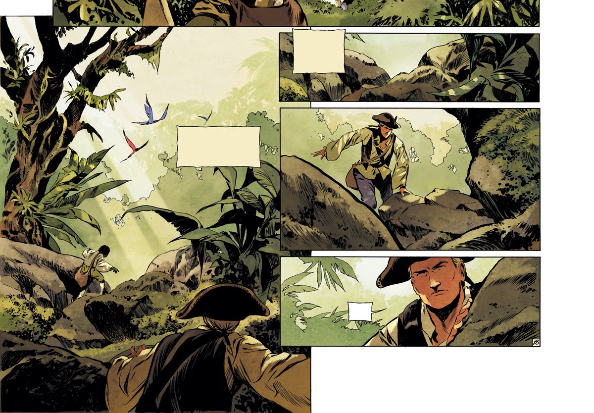 An half page of the tome 3 of RedBeard.
#comicsbook #ComicArt #Pirates #artwork #comics #graphicnovel #dargaud