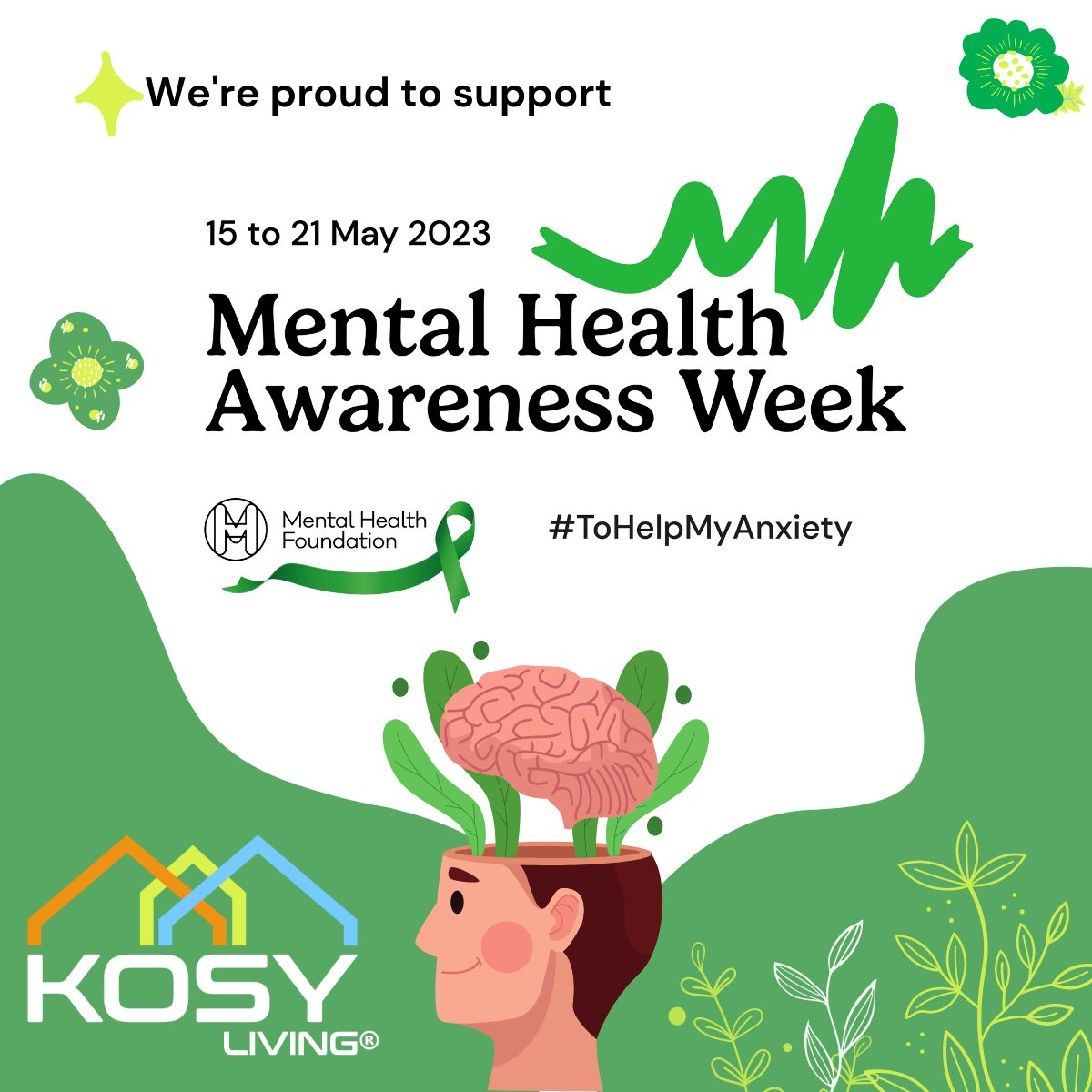 🧠💚We're proud to be supporting #MentalHealthAwarenessWeek. This year's theme is #Anxiety, a feeling we can all experience from time to time. Sometimes, anxiety can get out of control and it's important to ask for help when you need it.

Learn More >> mentalhealth.org.uk/our-work/publi…