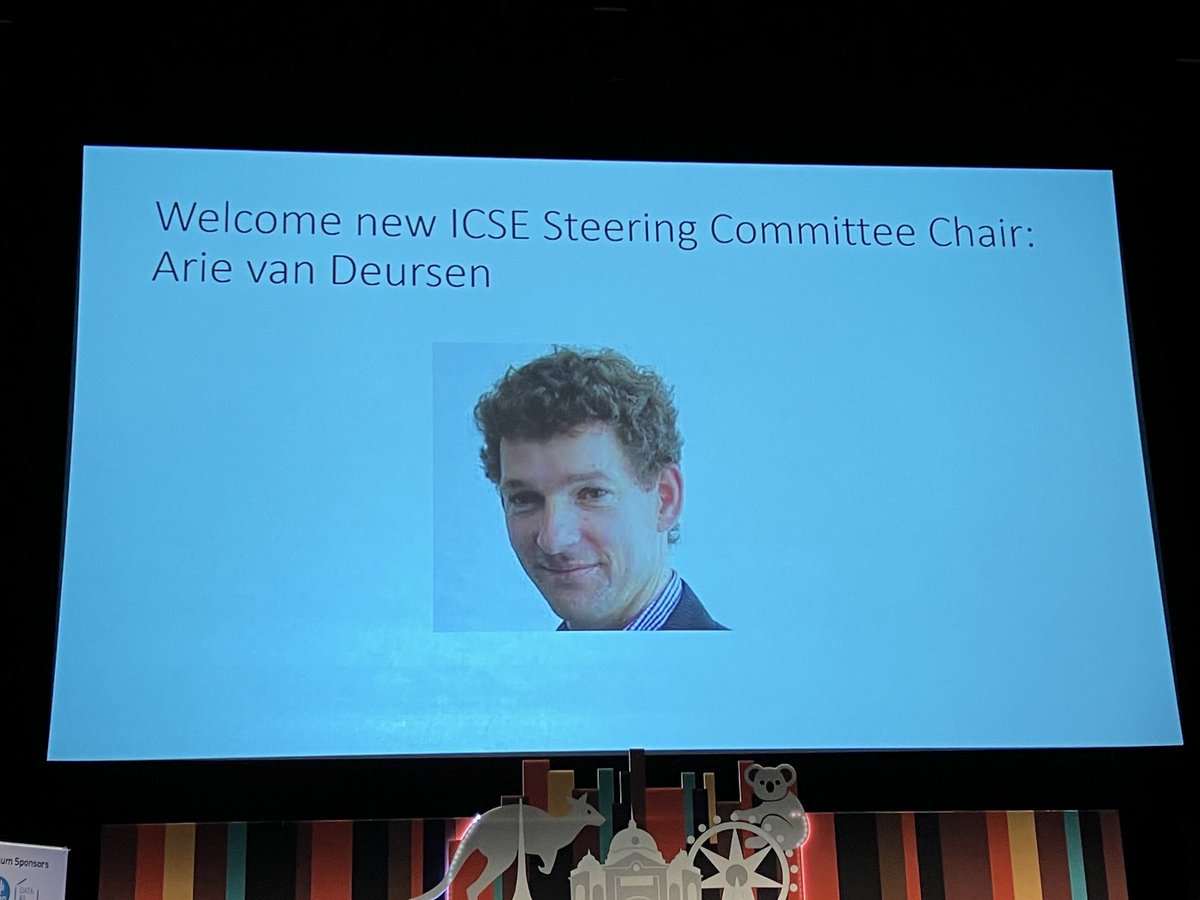 Andy Zaidman (@azaidman) on Twitter photo The new <a href="/ICSEconf/">ICSE</a> steering committee chair <a href="/avandeursen/">Arie van Deursen</a> The new <a href="/ICSEconf/">ICSE</a> steering committee chair <a href="/avandeursen/">Arie van Deursen</a>
