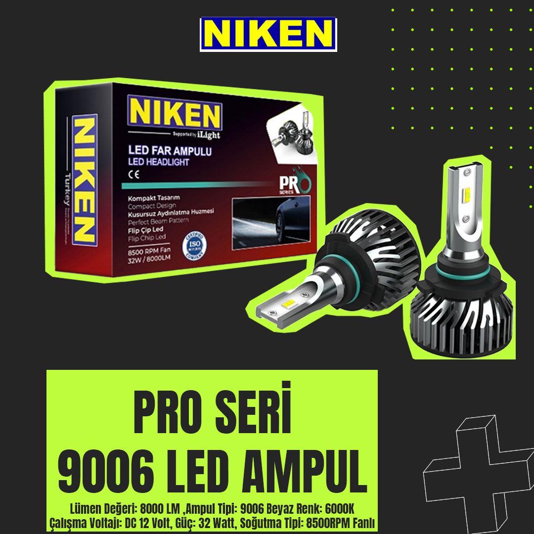 KKararinca_tr's tweet image. Niken Xenon Pro Serisi 9006 Led far ampulü. Şimşek etki ürün uzun kısa far tek ampullü araçlar için uygundur.

Niken PRO Serisi Led Xenon Far Ampulu.
#proseriled #9006led #ledampul #nikenled
instagram.com/p/CsVbtQsMxPQ/