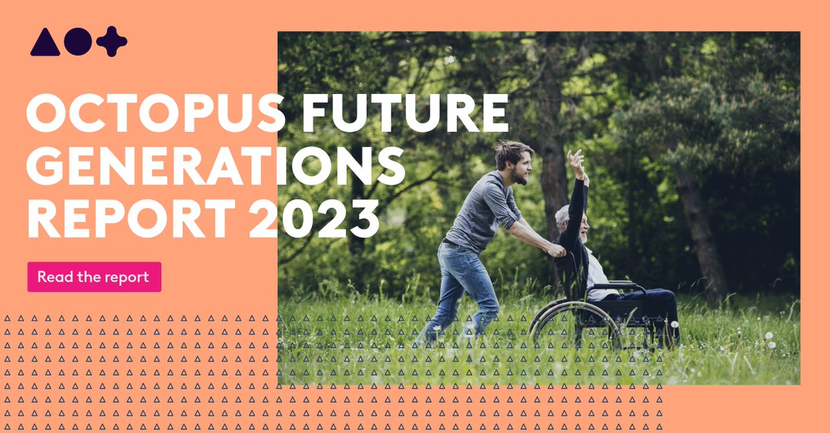 Whether you work with a large or small part of Octopus or are considering doing so, you’re a part of something much bigger – a catalyst for change. Our latest Future Generations Report will show you how much of an impact you’re having.

Find out more 👉 bit.ly/3O1MQlB