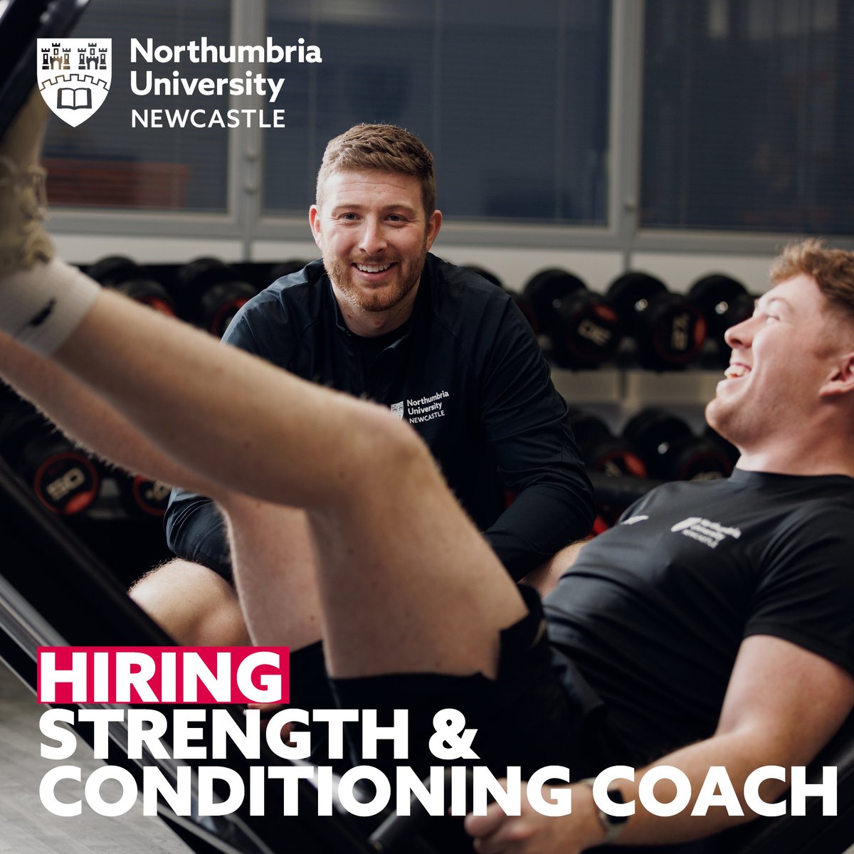 Northumbria Sport is seeking to recruit two experienced Strength &amp; Conditioning Coaches who will work closely with our Head of Strength and Conditioning to deliver a quality support programme to a range for sports teams and athletes.

Find out more here: orlo.uk/wIYec