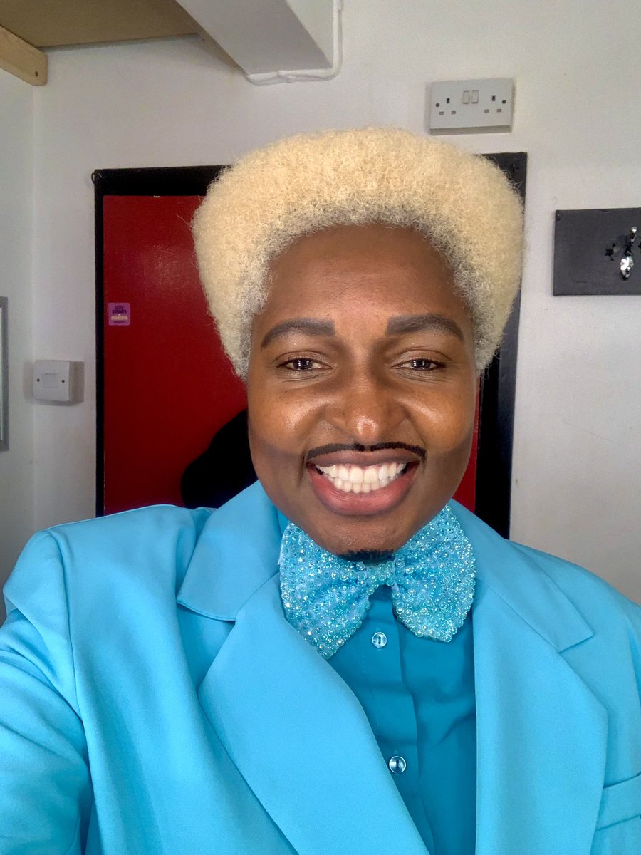 Don1birmingham's tweet photo. Just my face! If you wanna see more of it…don’t forget to get tickets to my show in 3 weeks on 7th June @TheGloryLondon with my Brummie fave @ysheeblack ticket link in my bio ☝🏾🤴🏾🎟️#dragking #dragshows #blacklgbt #blackdragking #qpoc https://t.co/Z2aeQzCcUX