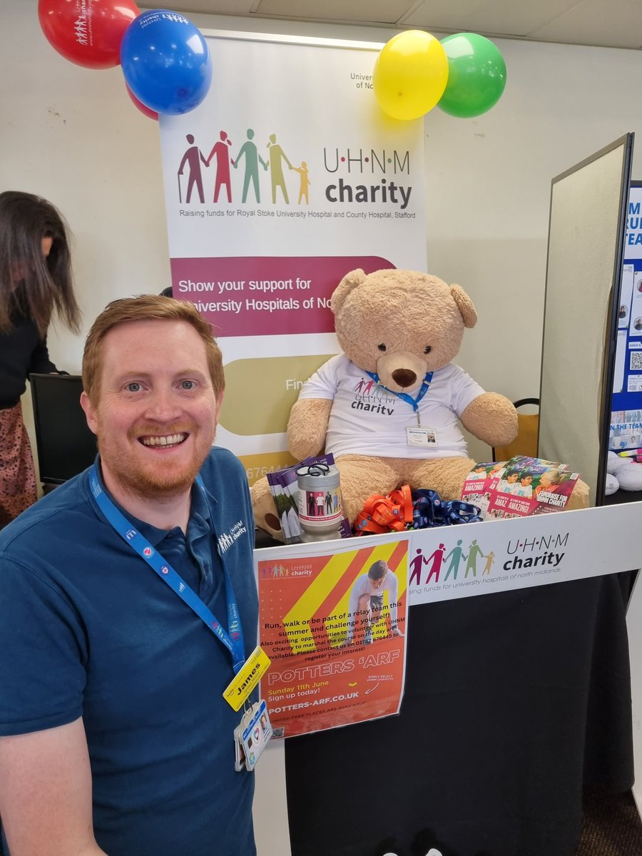 Looking forward to spending the morning with Gary Bear at @UHNM_NHS' Admin & Clerical Conference talking all things @UHNMCharity! 

Big shout out to @OfficialPVFC for lending me the sellotape- promise I'll return it! 🎈🧸

#WeAreATeam #TeamUHNM