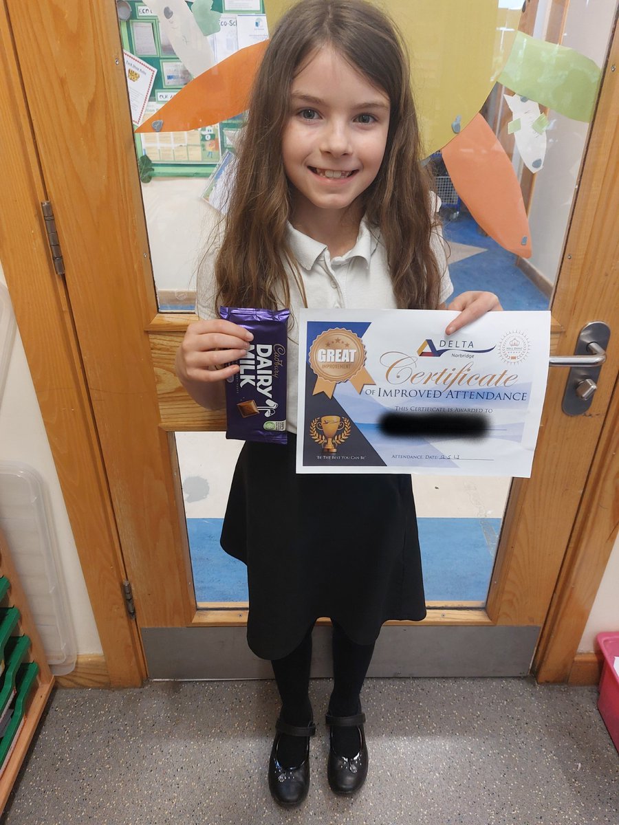 So proud of this Hummingbird for this fantastic attendance award! #attendancematters #bethebestyoucanbe