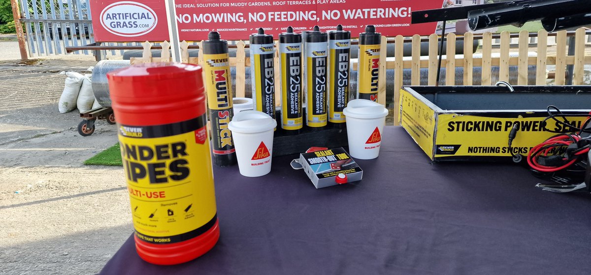 Join us at the Sika/Everbuild EB25 Roadshow today in Dunoon and take advantage of the special offer: buy 2 cartridges and get 1 FREE! 📷

Can you beat the current leader Scott Sanborn? 

The team from Sika will be here until 1pm!

#dunoon <a href="/Dunoon_Presents/">Dunoon Presents</a>