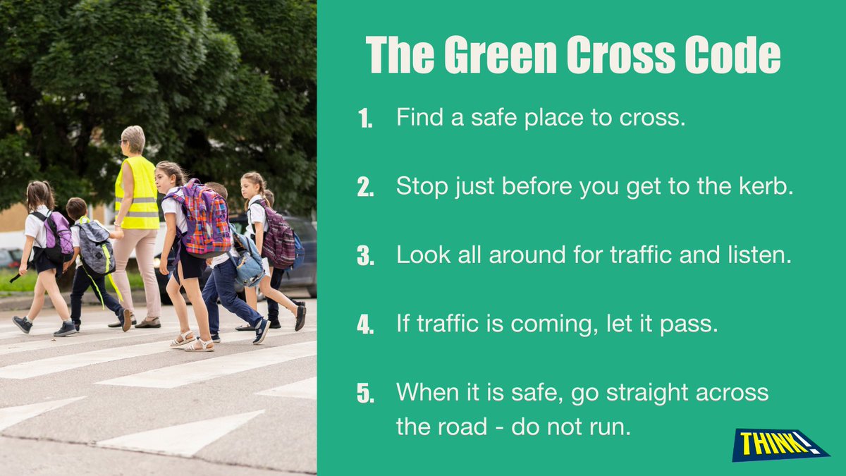 THINKgovuk's tweet image. It&apos;s day three of @LivingStreets’ #WalkToSchoolWeek 🚶‍♂️
 
Get #GreenCrossCode ready with our handy guide ⬇️