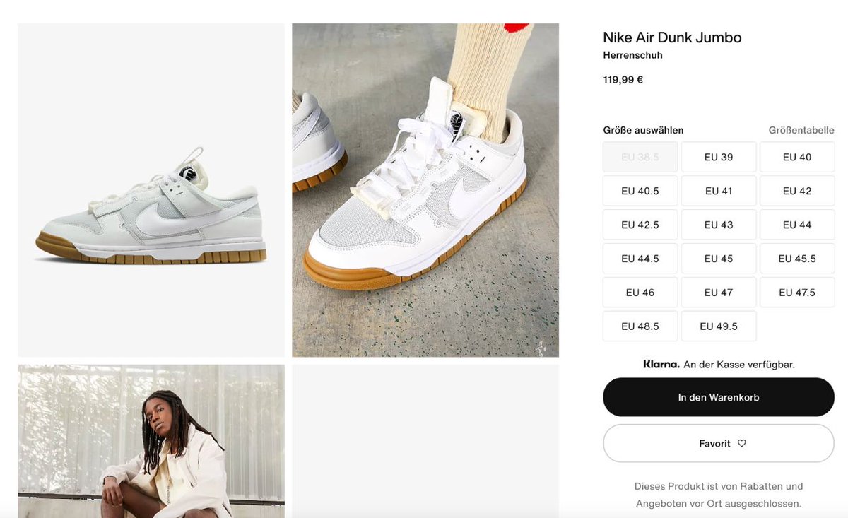HEAT_MVMNT's tweet photo. Nike Air Jumbo Dunk "White Gum"
SHOCK DROP 💥
➡ https://t.co/UiGbgKRCXb
#nike #air #jumbo #dunk #white #gum #sneaker https://t.co/TTjJIrjFqK