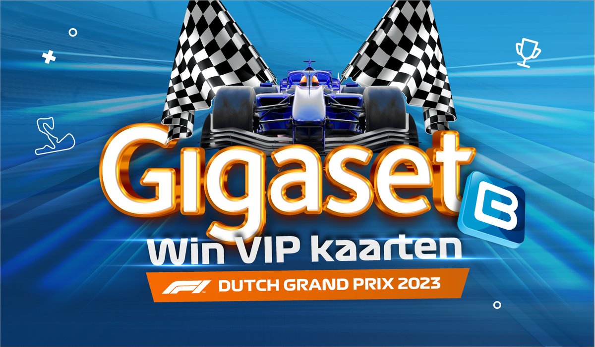 Maak met Gigaset kans op VIP kaarten voor de Formule 1 Dutch Grand Prix in Zandvoort! Je kunt jezelf kwalificeren voor de verloting van de VIP kaarten tijdens het raceweekend van 25 t/m 27 augustus 2023. Bekijk de actiepagina voor meer informatie: bit.ly/3pIrznd