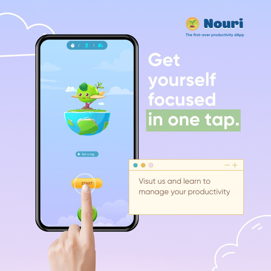 Time flies when you're focused! 🌳.🌳

With the stopwatch feature on #NouriApp, you'll be amazed at how much you can accomplish⏱🚀

👆Just in one tap, coming soon ~

#Productivity #Nouri #NouriApp #Injective