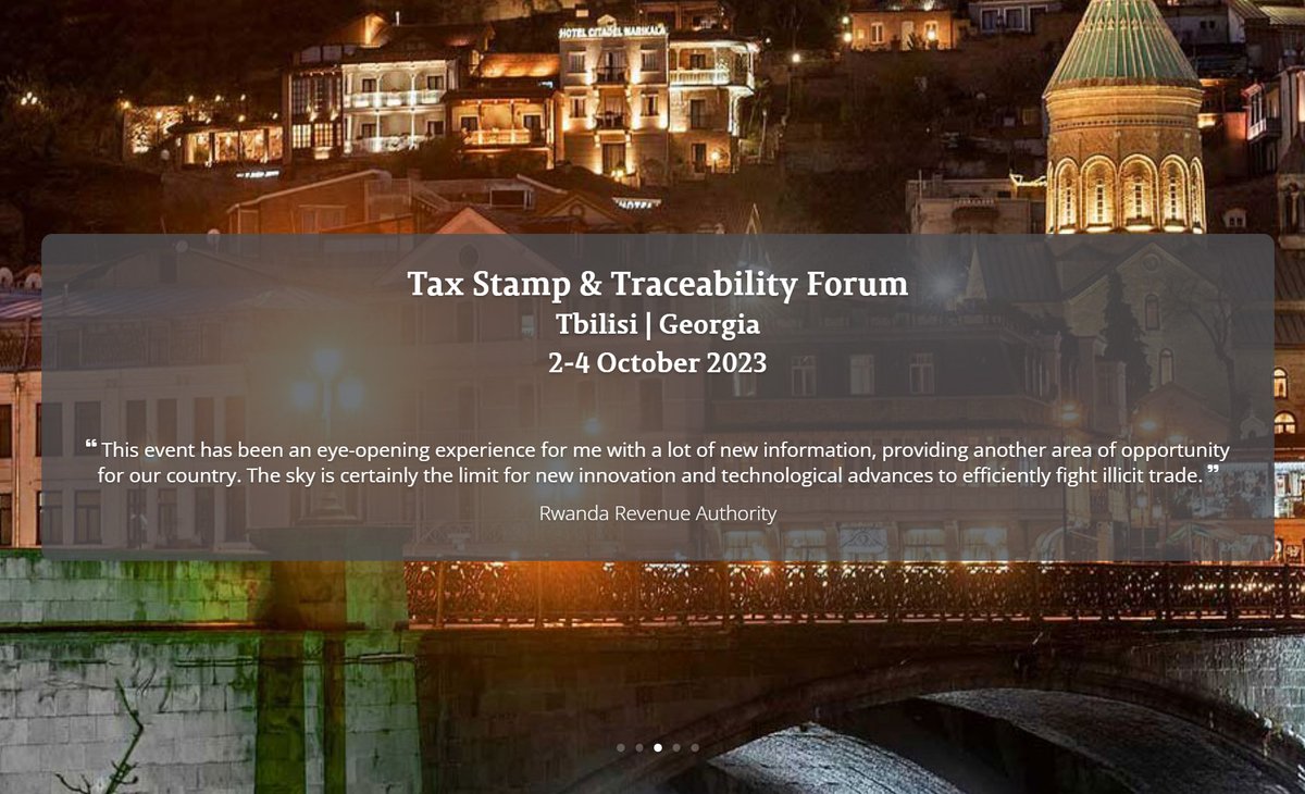 Want to address 250+ tax stamp professionals from around the world? You have just two weeks left to submit a paper for this year's Tax Stamp & Traceability Forum.