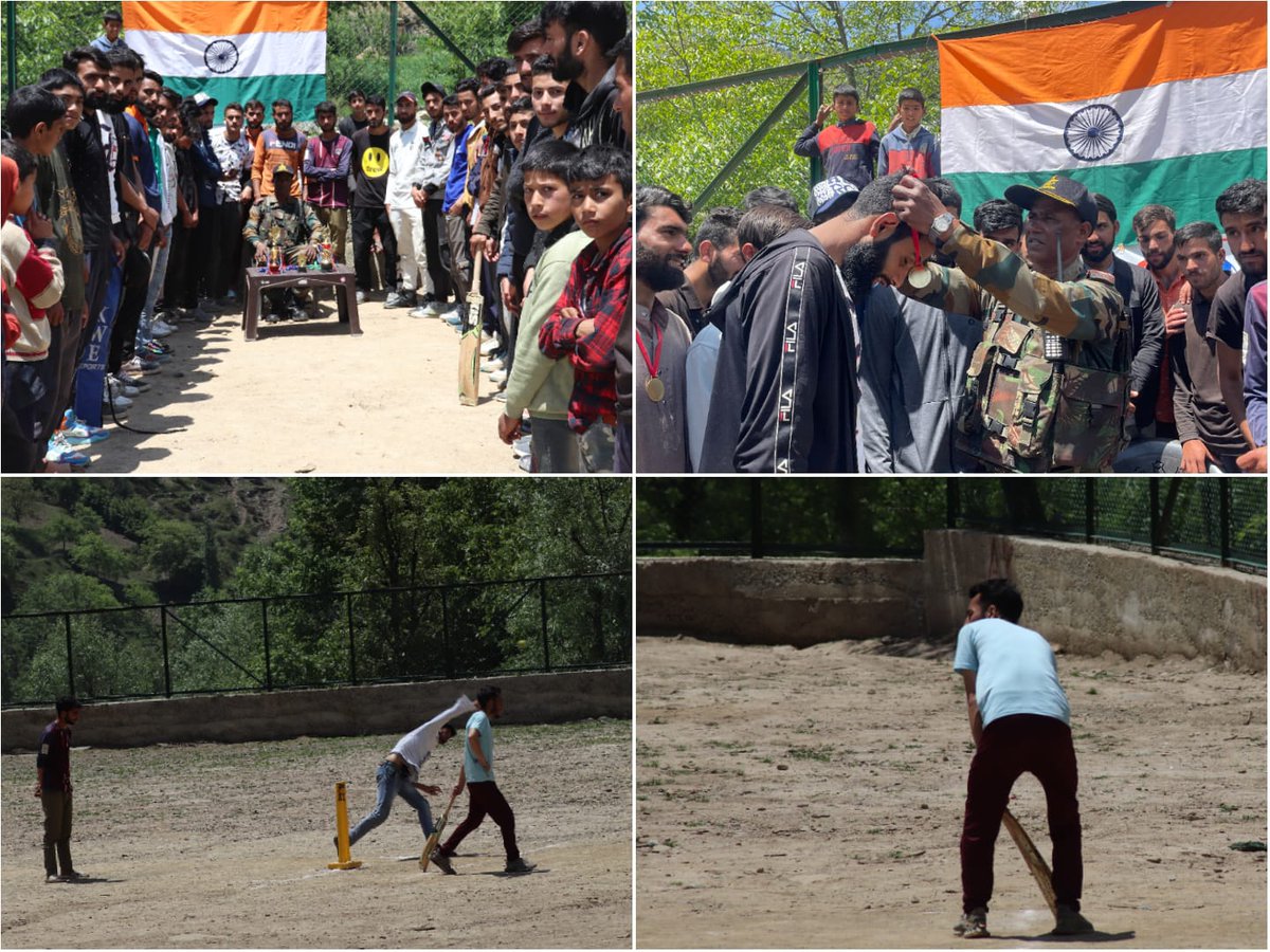 ToofaniBaba1's tweet photo. Chattergul Army Camp, Wusan Battalion organised a friendly Cricket match for the local boys of Chattergul village.  
@Mesmer_Manasbal
@official_dgar
#IndianArmyPeoplesArmy
#FitIndia 
#Kashmirdiaries https://t.co/Kwh6HSL0FK