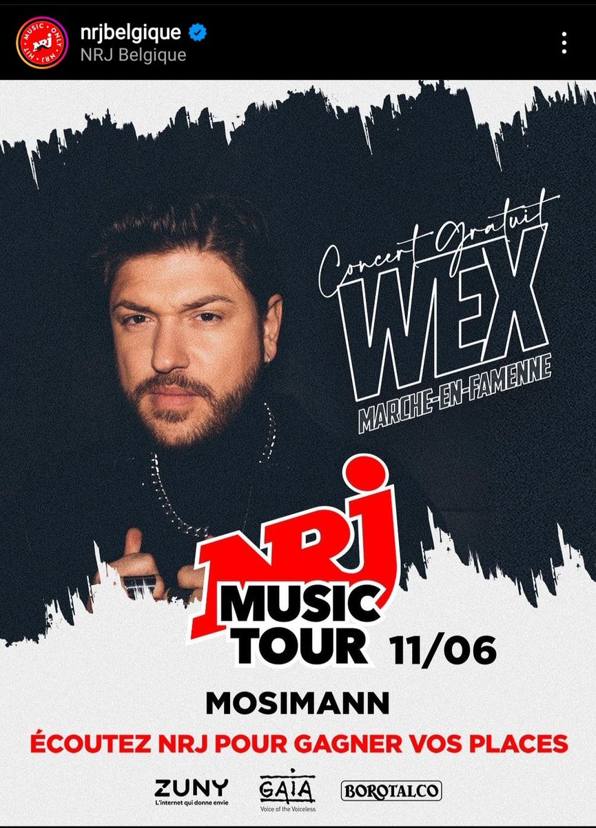 AudreyClde's tweet photo. La bonne nouvelle du jour 😁🥳
@mosimannoff @NRJBelgique https://t.co/cH4vf6dpXA