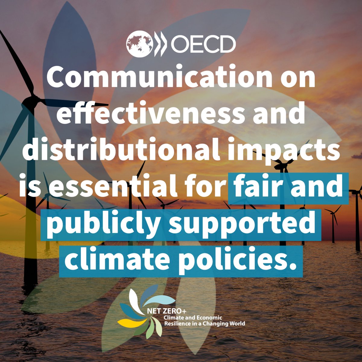 📢🌍#ClimateAction is critical for our planet's future.

Our latest #NetZero+ report shows that careful communication on policies’ effectiveness and distributional impacts is essential for fair &amp; publicly supported climate policies.

Learn more at: oe.cd/netzero