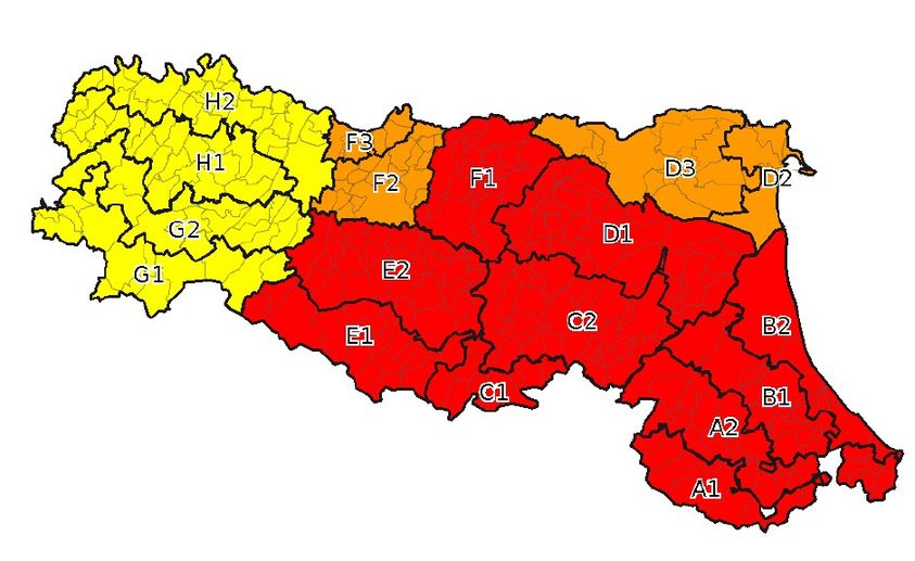 📷📷 ALLERTA ROSSA 62/2023 per la giornata di mercoledì 17 maggio. Piene dei fiumi sulla Romagna e sull’Emilia centro-orientale, comprese le pianure di Bologna, Ferrara, Modena e Reggio Emilia.
bit.ly/3IhS2y5
