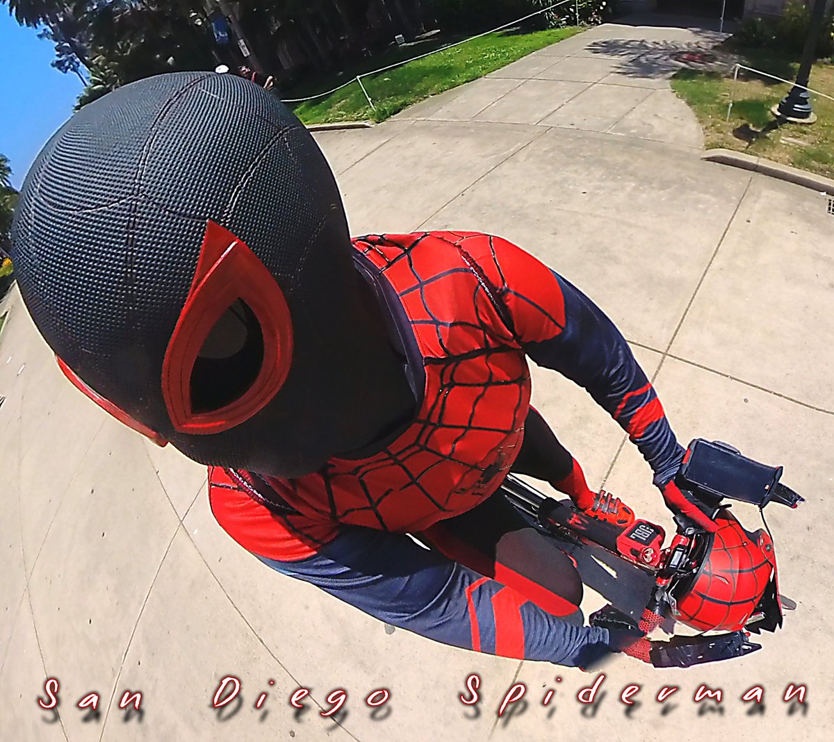 SpydaCycling's tweet photo. #motorists BEWARE of #Cyclists
#BikeToWorkWeek
#Cycling #Bikelane #sharrows
#bike #SanDiego #Padres #Travel #Spiderman #Marvel
#Spiderman #spidergwen
#AcrossTheSpiderVerse
#Spiderverse #cosplay #Traffic
#TrafficAlert @o https://t.co/tRQXCIFHdU