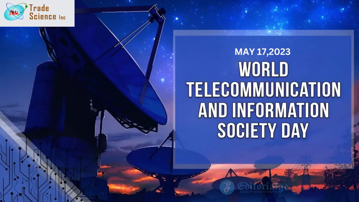 Telecommunication has revolutionized the world and we are thankful for it.

Happy World Telecommunication Day!

#WorldTelecommunicationDay_2023 #informationsociety #telecommunications #informationtechnology #technology