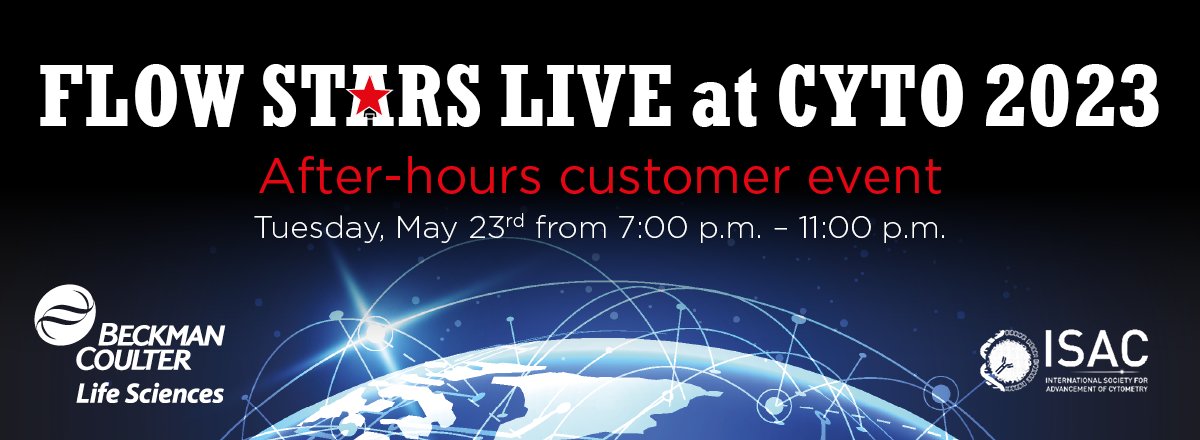 Peter O'Toole (@yorkbioimaging) on Twitter photo Flow Stars will be Live at CYTO! Staring
Jessica Houston <a href="/jessica_houston/">Jessica P. Houston</a>
Pratip Chattopadhyay <a href="/pratweetc/">Pratip Chattopadhyay</a>
Paul Wallace
and then our very own star DJ - John Tigges
Register here: tinyurl.com/5n8jp3c7
#flowcytometry #podcast Flow Stars will be Live at CYTO! Staring
Jessica Houston <a href="/jessica_houston/">Jessica P. Houston</a>
Pratip Chattopadhyay <a href="/pratweetc/">Pratip Chattopadhyay</a>
Paul Wallace
and then our very own star DJ - John Tigges
Register here: tinyurl.com/5n8jp3c7
#flowcytometry #podcast