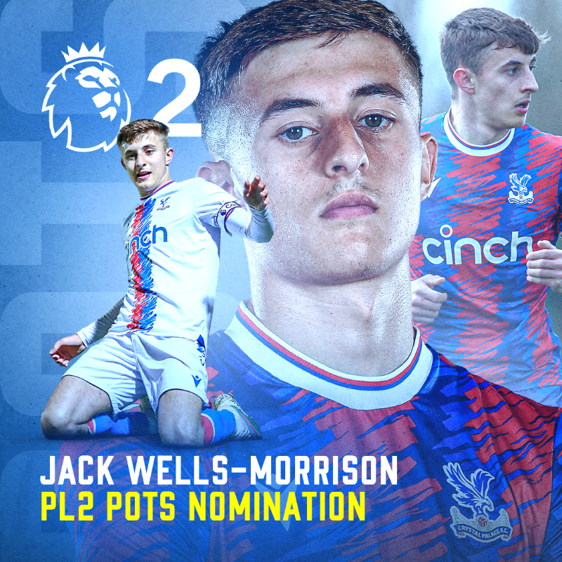 CPFCAcademy's tweet photo. Our U21s captain Jack Wells-Morrison has been nominated for Premier League 2 Player of the Season 👏

Congrats, Jacko 🦅

#CPFC | @jwellsmorrison