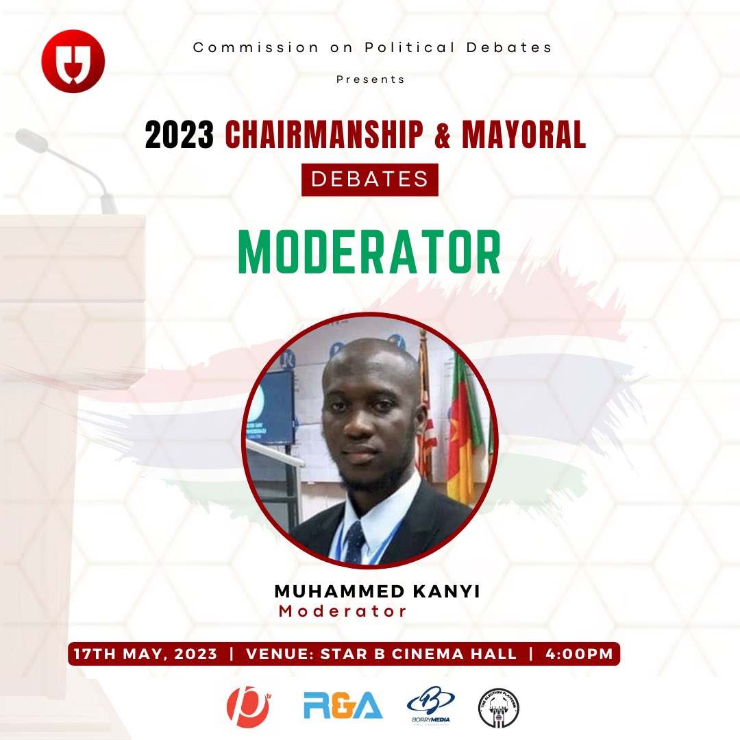 THE WEST COAST HEAD2HEAD 🚨
It's today! The most anticipated debate in the West Coast Region for the Brikama Area Council.

What question(s) do you have for Yanks Darboe or Ahmad Gitteh? Let us know in the comment section.

🗓️ 17th  May, 2023
⏰ 4:00PM
📍 Star B Cinema Hall