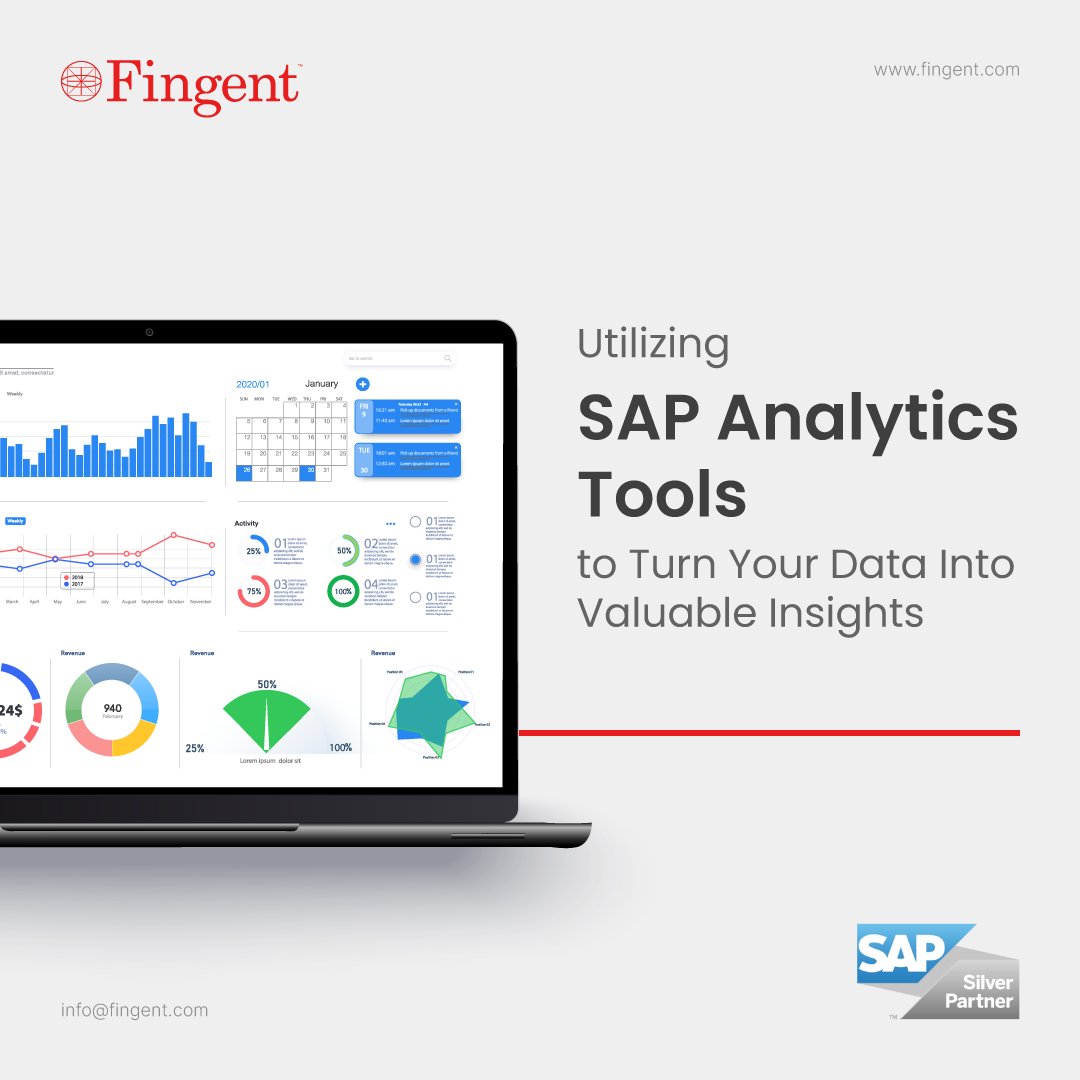Fingent's tweet image. Unlock the power of your data with SAP Analytics tools. Transform data into valuable insights and make informed decisions that drive business success
Discover more bit.ly/3IdCfQV
#SAPServices #SAPConsulting #SAPImplementation #SAPSupport #SAPManagedServices #SAPUpgrade