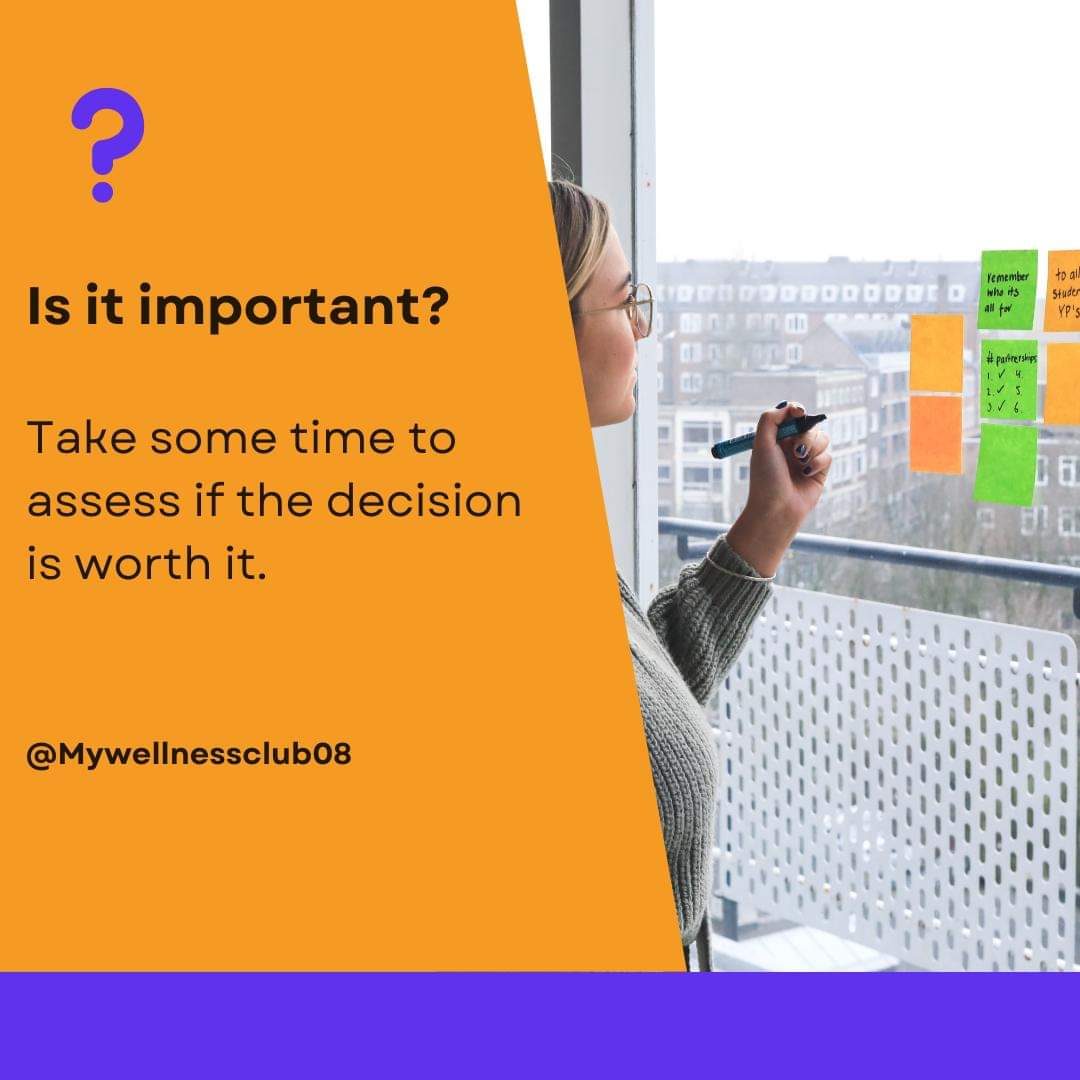 MyWellnessClub8's tweet photo. Don't make the mistake of rushing your decisions only to regret them later on. Make better life decision.
#MyWellnessClub08
#Mywellnessclub2023
#MyWellnessClubMyPriority
#ownyourwellness
#stayfit
#betterlifedecisions
#FetchYourBody2023
#RunningWithTumiSole https://t.co/n1XbE49sld