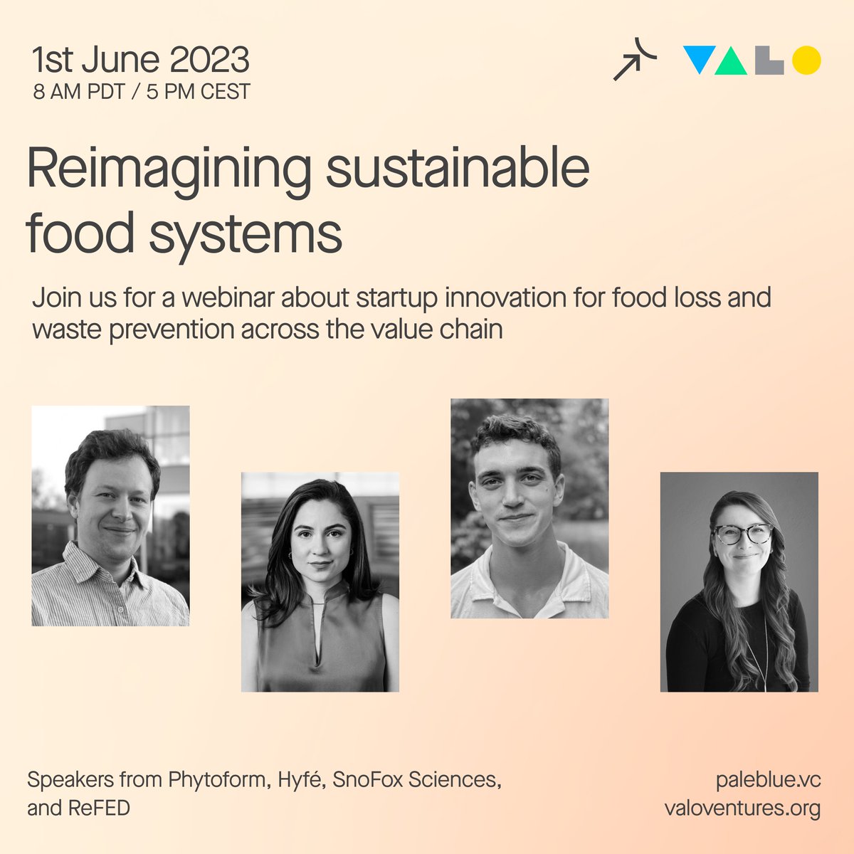 palebluedotvc's tweet photo. Addressing climate change means reimagining our global food systems. On June 1, meet some of the experts and founders working on innovative solutions to food loss and waste. Featuring: @refed, @PhytoformLabs, @hyfefoods, and SnoFox Sciences.

Register 👉 https://t.co/7D0XR77Pkl https://t.co/g39Dikix20