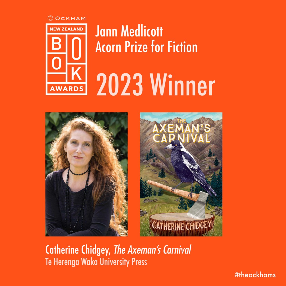 Ockham NZ Book Awards (@theockhams) on Twitter photo The winner of the Jann Medlicott Acorn Prize for Fiction is <a href="/CathChidgey/">Catherine Chidgey</a> ! Warmest congratulations!! <a href="/TamaMagpie/">Tama Magpie</a> <a href="/thwupbooks/">Te Herenga Waka University Press</a> #theockhams The winner of the Jann Medlicott Acorn Prize for Fiction is <a href="/CathChidgey/">Catherine Chidgey</a> ! Warmest congratulations!! <a href="/TamaMagpie/">Tama Magpie</a> <a href="/thwupbooks/">Te Herenga Waka University Press</a> #theockhams