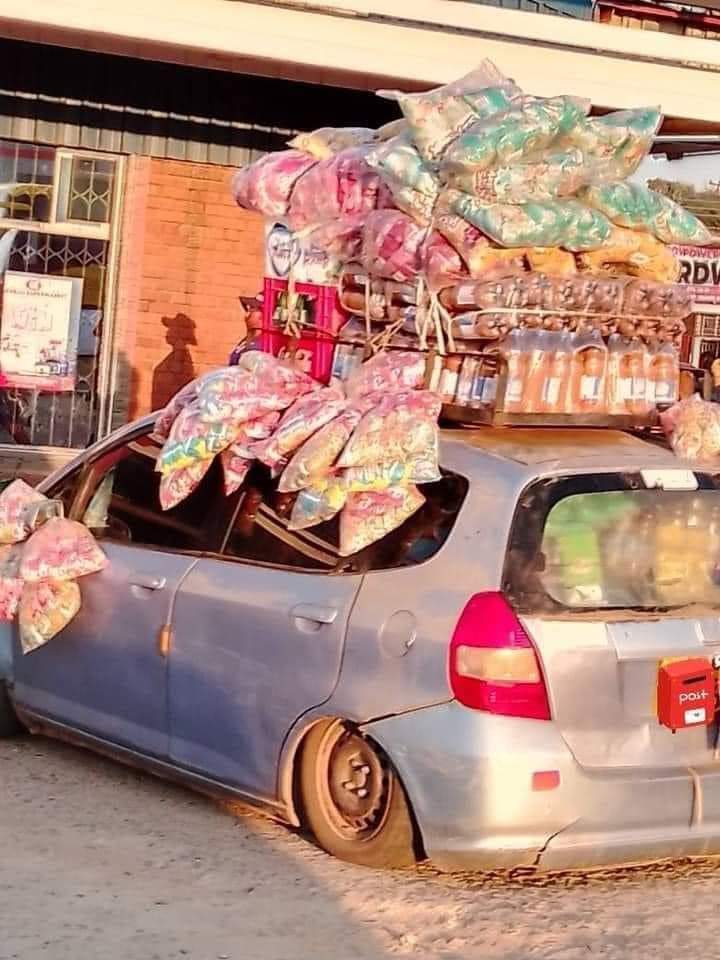 This nice car will get to a road block, one or two questions, handshake and gone...