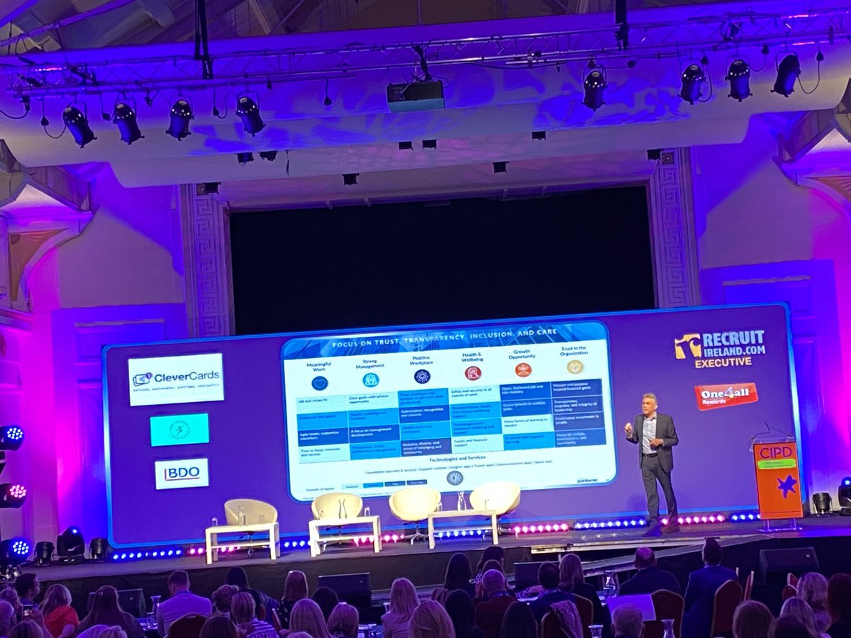 A time of transition in HR! Focus on trust, transparency, inclusion and care. Take an agile approach &amp; co-create HR solutions.  Great presentation and data by ⁦⁦<a href="/BersinCompany/">The Josh Bersin Company</a>⁩ ⁦<a href="/cipdireland/">CIPD Ireland</a>⁩ ⁦<a href="/MaryConnaughto1/">Mary Connaughton</a>⁩ ⁦<a href="/JaniceERF/">Janice O'Rourke</a>⁩ ⁦<a href="/ERFIreland/">ERF Ireland</a>⁩