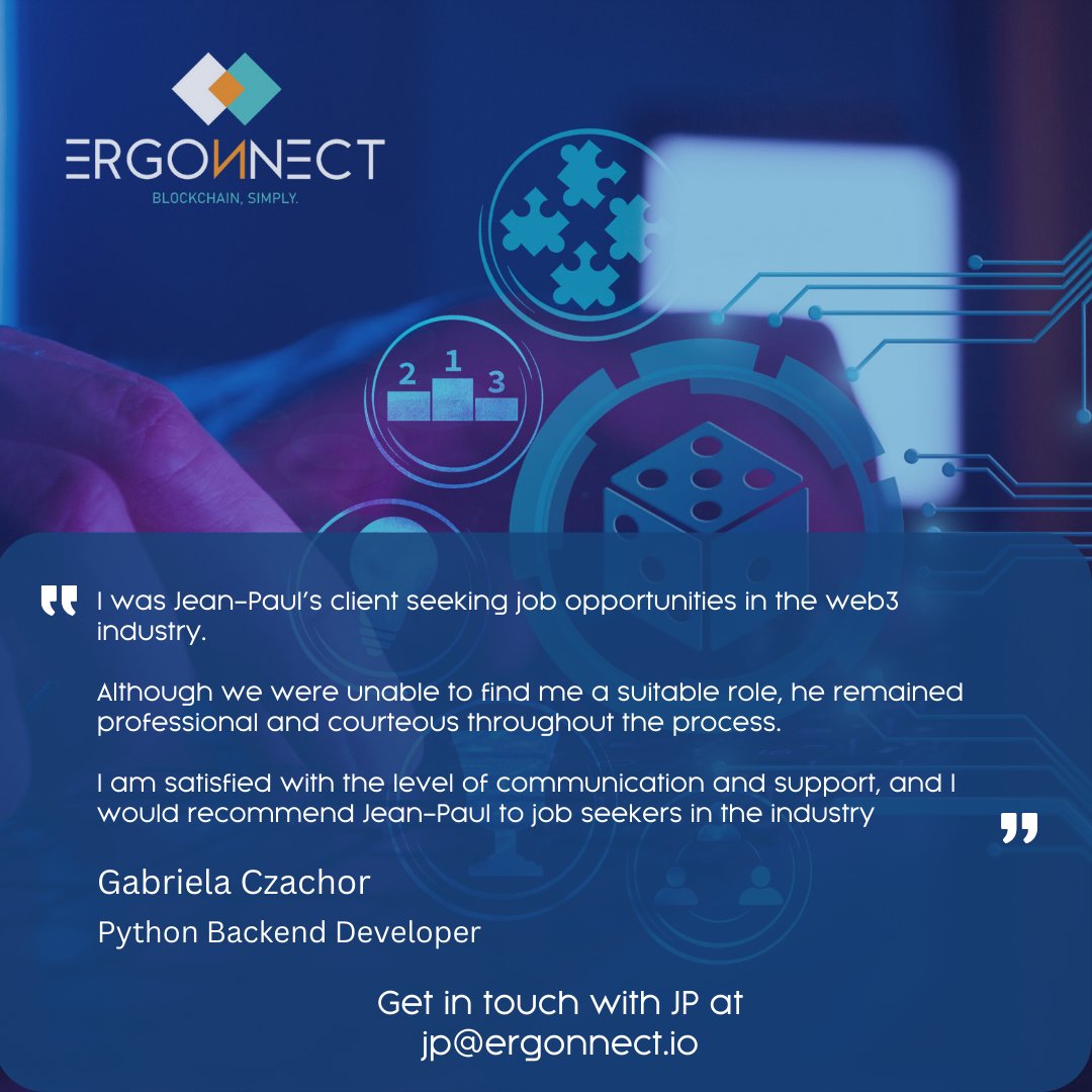 Ergonnect1's tweet photo. It’s a fantastic feeling, finding and helping great candidates navigate their job search.

Looking for a new role, but finding it to be like looking for a needle in a haystack? Reach out the team today at contact@ergonnect.io
#recruitment #testimonial #candidate #placement https://t.co/aNdJEw5cgT