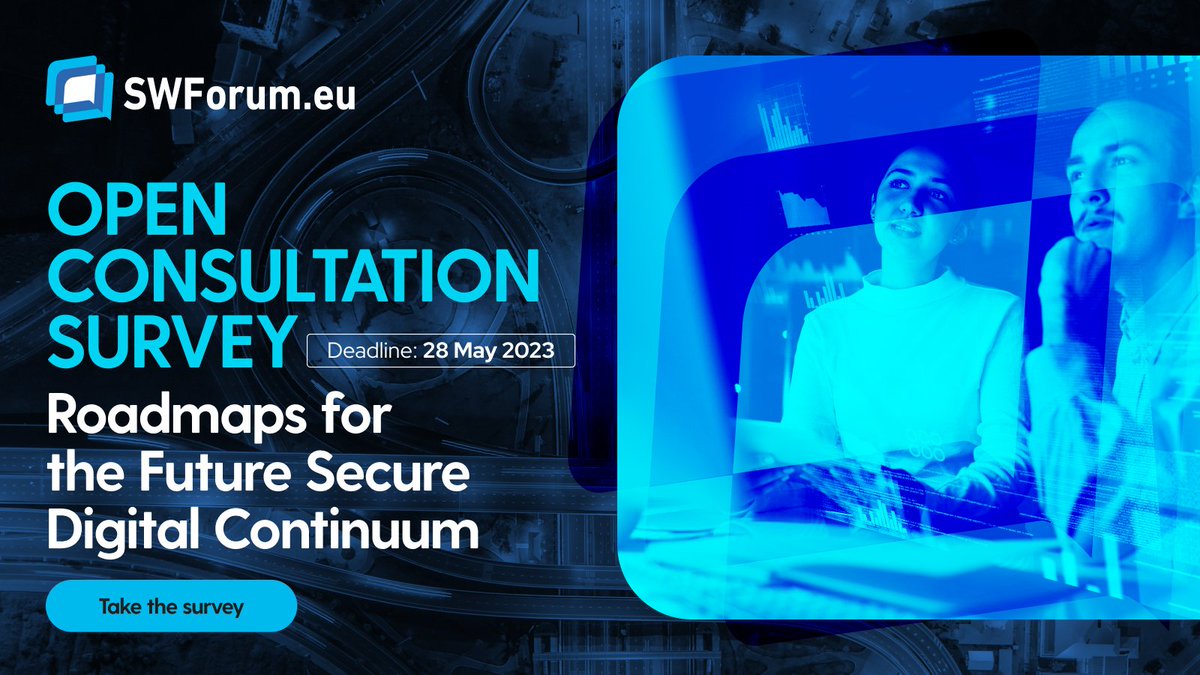 We are thrilled to launch the Open Consultation Survey on Roadmaps for our projects! Calling all EU-funded #research &amp; #innovation projects in #software, #cybersecurity &amp; digital infrastructure: Your feedback matters! 
Respond to the survey now👉tinyurl.com/yu7yd5cu