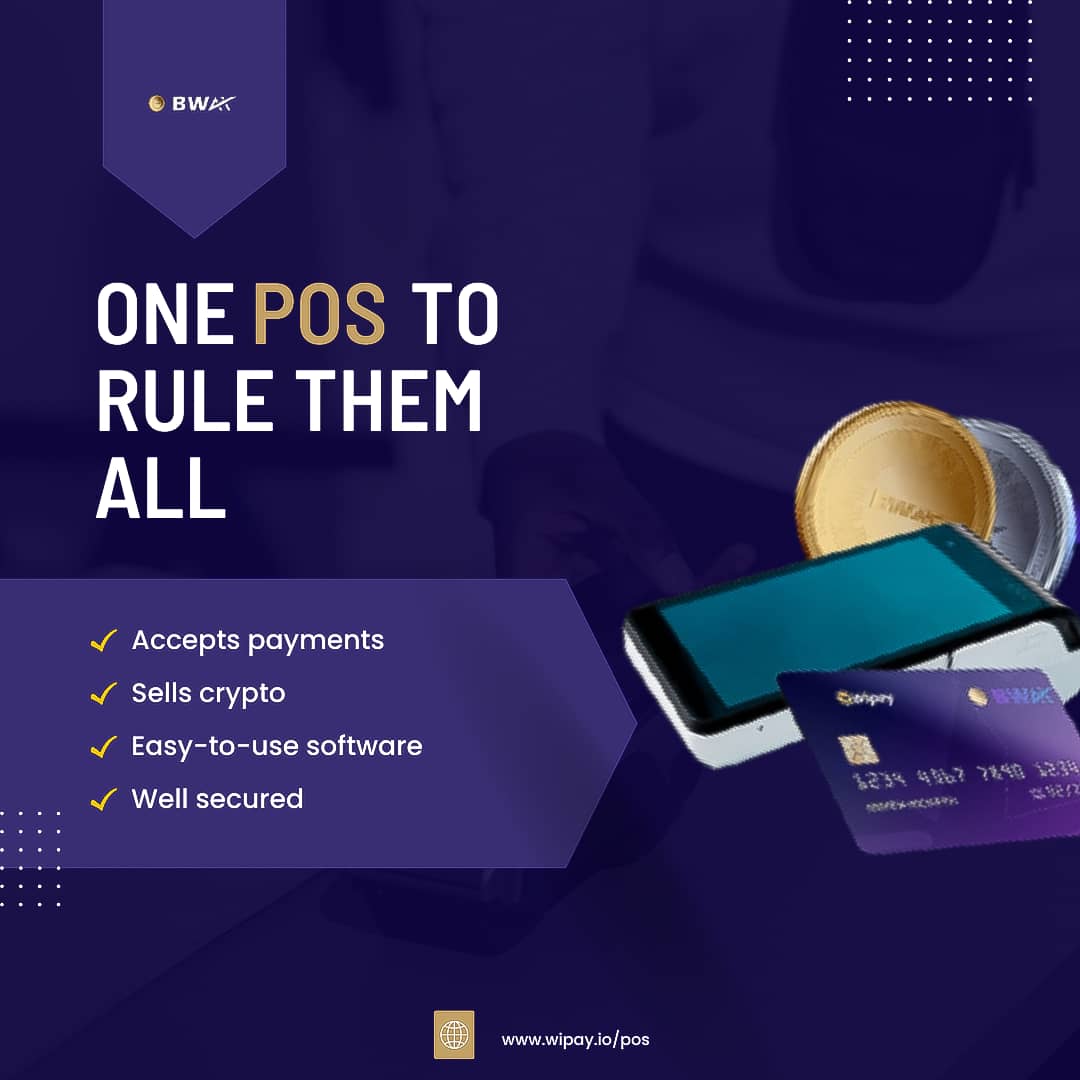 WipayIo's tweet photo. INTRODUCING THE BWAX POS🚀🚀🚀

A device that is enough for everything!! 

Crypto sales, acceptance of payments and more. 

It's also one to boast of its easily operable software and well-secured.

Pre-order yours and get involved NOW👇👇👇

https://t.co/CjI2D9SYAG https://t.co/JmaNUMtPi4